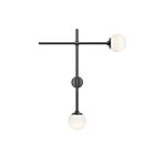 Applique Sabon Sonneman 2062.25 3W 2 lumières satin noir