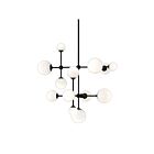 Suspendu Sabon Sonneman 2064.25 3W 3 lumières satin noir
