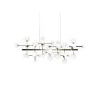Barre lumineuse suspendue Nebula Sonneman 2066.13 3W 11 lumières nickel satiné