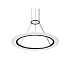 Suspendu LED à anneau Arctic Rings Sonneman 2072.25 16W 1 lumière satin noir
