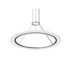 Suspendu LED à anneau Arctic Rings Sonneman 2073.16 22W 1 lumière aluminium satiné brillant