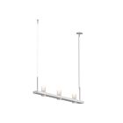 Suspendu sur poutre linéaire Intervals Sonneman 20QWL04C 14W 3 lumières satin blanc