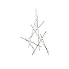 Suspendu Constellation Aquila Sonneman 2151.13W 26W 13 lumières nickel satiné