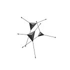 Luminaire monté en surface LED Abstract Sonneman 2181.25-S1-M1-L1 33W 3 lumières satin noir