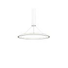 Suspendu LED rond Luna Sonneman 2233.16-27 60W 2 lumières aluminium satiné brillant