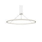 Suspendu LED rond Luna Sonneman 2235.14 104W 2 lumières laiton peint