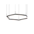 Suspendu LED Ola Sonneman 22QKRR01120PHA 72W 6 lumières satin noir