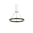 Suspendu à anneau double Corona Sonneman 2303.25 51W 2 lumières satin noir