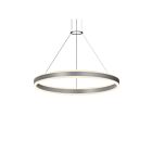 Suspendu à anneau double Corona Sonneman 2305.16 62W 2 lumières aluminium satiné brillant