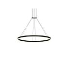 Suspendu à anneau double Corona Sonneman 2307.25 102W 2 lumières satin noir