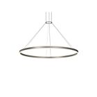 Suspendu à anneau double Corona Sonneman 2309.16 129W 2 lumières aluminium satiné brillant