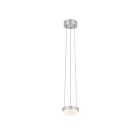 Suspendu LED à anneau Corona Sonneman 2311.16 8W aluminium satiné brillant