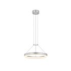 Suspendu LED à anneau Corona Sonneman 2313.16 19W aluminium satiné brillant