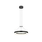 Suspendu LED à anneau Corona Sonneman 2313.25 19W satin noir