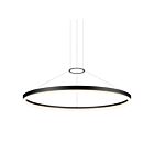 Suspendu LED à anneau Corona Sonneman 2318.25 45W satin noir