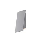 Applique LED Angled Plane Narrow à lumière vers le bas Sonneman 2361.74-WL 10W gris texturé