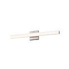 Barre lumineuse LED pour salle de bain SQ-bar Sonneman 2421.13 16W nickel satiné