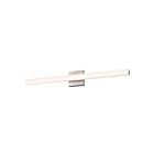 Barre lumineuse LED pour salle de bain SQ-bar Sonneman 2422.13 21W nickel satiné