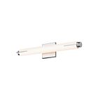 Barre lumineuse LED mince pour salle de bain Tubo Sonneman 2430.01-ST 13W chrome poli