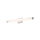 Barre lumineuse LED mince pour salle de bain Tubo Sonneman 2431.01-ST 16W chrome poli