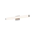 Barre lumineuse LED mince pour salle de bain Tubo Sonneman 2431.13-DT 16W nickel satiné