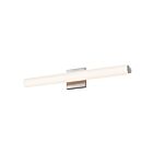 Barre lumineuse LED mince pour salle de bain Tubo Sonneman 2431.13-FT 16W nickel satiné