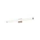 Barre lumineuse LED mince pour salle de bain Tubo Sonneman 2432.13-FT 21W nickel satiné