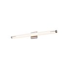 Barre lumineuse LED mince pour salle de bain Tubo Sonneman 2432.13-ST 21W nickel satiné