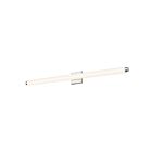 Barre lumineuse LED mince pour salle de bain Tubo Sonneman 2433.01-DT 26W chrome poli