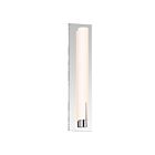 Applique LED à panneau mince Tubo Sonneman 2443.01-ST 13W chrome poli
