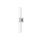 Applique LED double Planes Sonneman 2682.16 9W 2 lumières aluminium satiné brillant