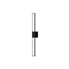 Applique LED double Planes Sonneman 2683.25 12W 2 lumières satin noir