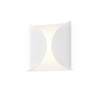 Applique LED Folds Sonneman 2710.98-WL 15W blanc texturé