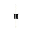 Barre lumineuse LED pour salle de bain Stix Sonneman 2770.25 21W satin noir