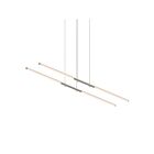 Suspendu LED Tik-Tak Sonneman 2801.13 80W 4 lumières nickel satiné