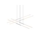 Suspendu LED Tik-Tak Sonneman 2802.03 328W 8 lumières satin blanc
