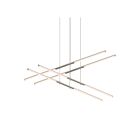 Suspendu LED Tik-Tak Sonneman 2802.13 328W 8 lumières nickel satiné