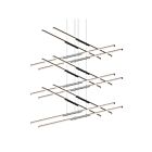 Suspendu LED Tik-Tak Sonneman 2806.01 2952W 24 lumières chrome poli