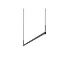Suspendu LED Thin-Line Sonneman 2816.25-4-35 22W 1 lumière satin noir