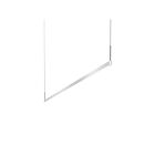 Suspendu LED Thin-Line Sonneman 2818.16-6 144W 2 lumières aluminium satiné brillant