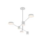 Suspendu LED Counterpoint Sonneman 2883.03 16W 6 lumières satin blanc