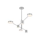 Suspendu LED Counterpoint Sonneman 2883.16 16W 6 lumières aluminium satiné brillant