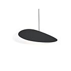 Suspendu LED Papillons Sonneman 2901.25-CK 9W 1 lumière abat-jour noir satiné