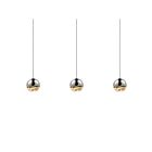 Suspendu LED Grapes Sonneman 2920.01-MED 12W 3 lumières chrome poli