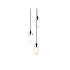 Suspendu LED Liquid Sonneman 2971.25W 4W 3 lumières satin noir