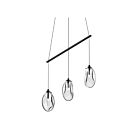 Suspendu LED Liquid Sonneman 2973.25C 4W 3 lumières satin noir
