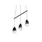 Suspendu LED Liquid Sonneman 2973.25K 4W 3 lumières satin noir
