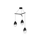Suspendu LED Liquid Sonneman 2975.25K 4W 3 lumières satin noir