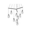 Suspendu LED Liquid Sonneman 2977.25C 4W 9 lumières satin noir