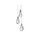 Suspendu LED Liquid Sonneman 2981.25C 4W 3 lumières satin noir